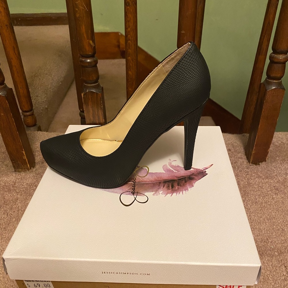 COPY - Black Rumba Snake Shoes by Jessica Simpson!